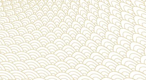 Abstract ocean wave pattern. wallpaper art. Japanese traditional pattern co.. Stock Illustration