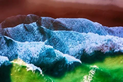 Abstract ocean waves background 库存照片