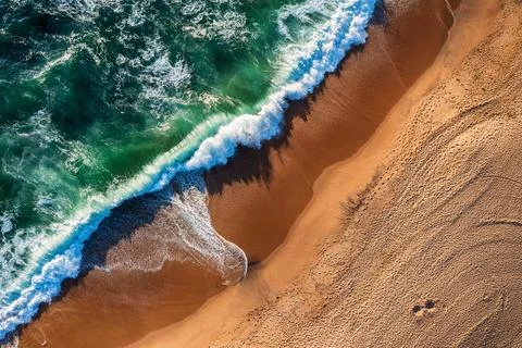 Abstract ocean waves background Stock Photos