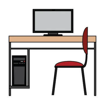 Abstract office object Stock Illustration