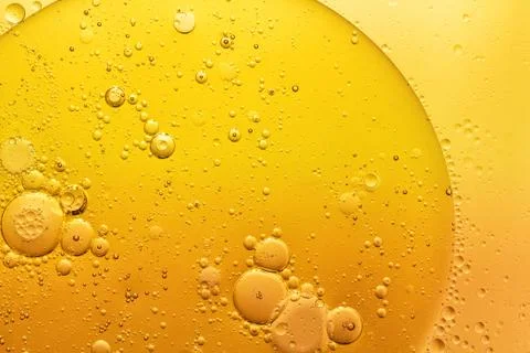 Abstract oil bubble texture, pattern, background Stock Photos