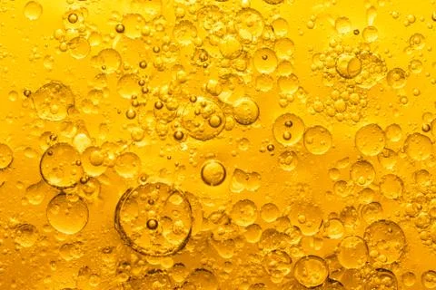 Abstract oil bubble texture, pattern, background Stock Photos