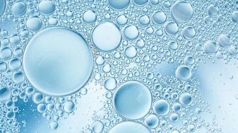 Abstract oil bubbles colored background Photos