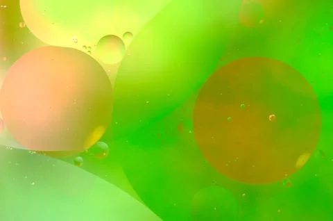 Abstract oil bubbles Fotos de archivo