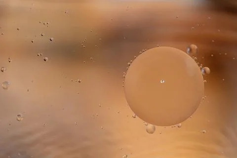 Abstract Oil Bubbles Stock Photos