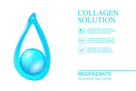 Abstract oil drop Stock Illustration