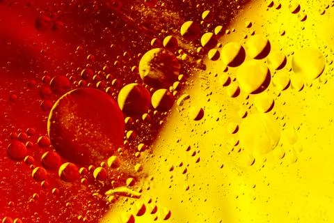 Abstract oil droplets Stock Photos
