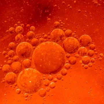 Abstract oil droplets Stock Photos