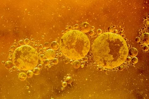 Abstract oil droplets Stock Photos