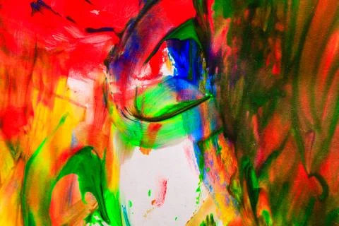 Abstract oil painting Stock Illustration