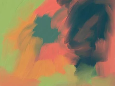 Abstract oill painted digital background, copy space Stock Illustration