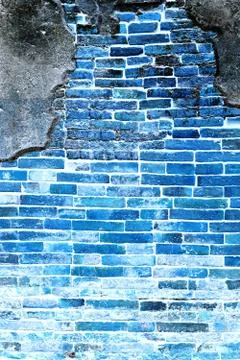 Abstract old brick wall for background used Stock Photos