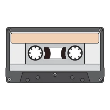 Abstract old cassete Stock Illustration