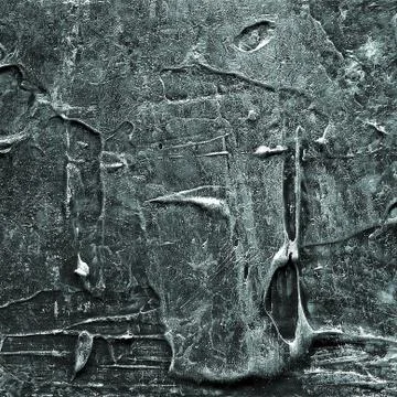 Abstract old gray and silver painted acrylic or oil paints texture background Stock Photos