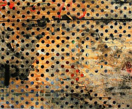 Abstract the old grunge wall for background Stock Illustration