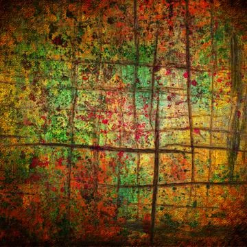 Abstract the old grunge wall for background Stock Illustration