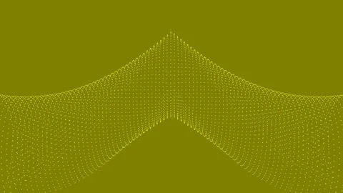 Abstract Olive Arched Dot Wave Background Illustrazione stock