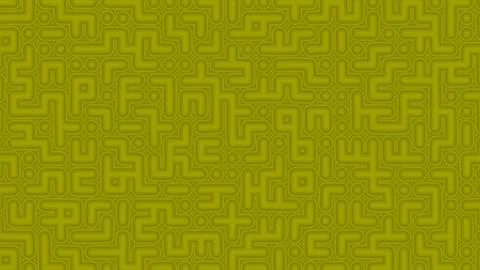 Abstract Olive Labyrinth Pattern Background Stock Illustration
