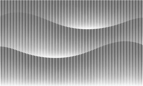 Abstract op art background made from black and white lines. abstract wavy l.. Stock-Illustration
