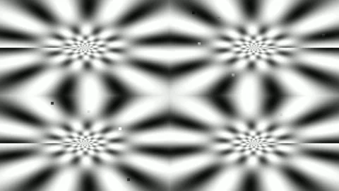 Abstract Op Art Background Pattern Design - Geometric Digital Waves Stock Footage 339787607