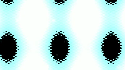 Abstract Op Art Geometric Pattern Background - Retro Dot Grid Wave Design Stock Footage 336768962
