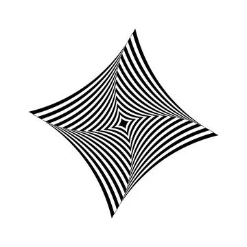 Abstract op art sparkle design Stock Illustration