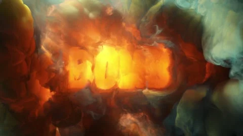The abstract opposition is smoke eddies Stock Footage 305898114
