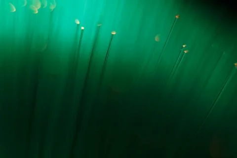 Abstract Optic Fiber Green Technology Concept Background Stock Photos