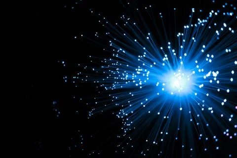 Abstract Optic Fiber Sci-Fi Technology Concept Background Stock Photos