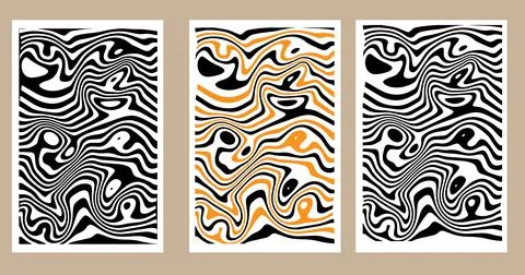Abstract optical art Stock Illustration