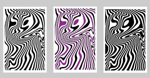 Abstract optical art. Stock Illustration
