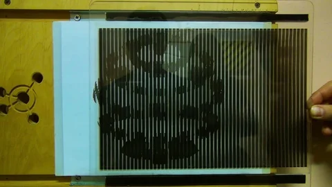 Abstract optical art loop Stock Footage 72692472