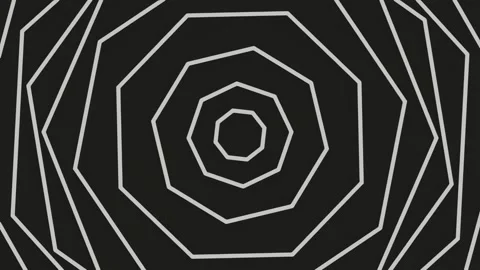 Abstract optical geometric hypnotic pattern background black white illusion.. Stock Footage 341054938