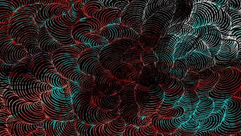 Abstract optical illusion background featuring hypnotic swirling lines in black, Stock Illustration