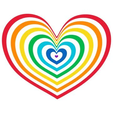 Abstract optical illusion background with a heart. Vector.	 Stock Illustration