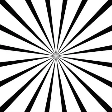 Abstract optical illusion background vector design. Psychedelic striped black Stock Illustration