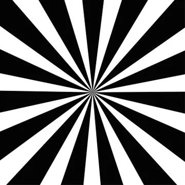 Abstract optical illusion background vector design. Psychedelic striped black Stock Illustration