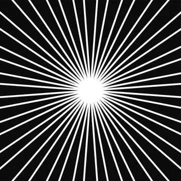 Abstract optical illusion background vector design. Psychedelic striped black Stock Illustration