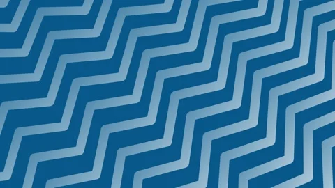 Abstract optical illusion blue white lines pattern geometric motion backgrou Stock Footage 345682048