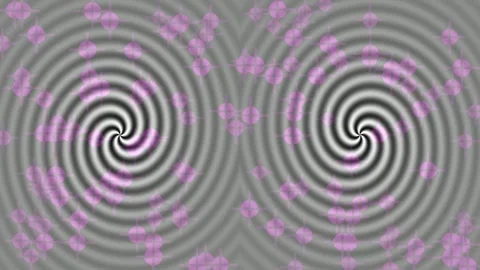 Abstract optical illusion hypnotic swirling background pattern for motion g.. Stock Footage 337500530