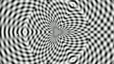 Abstract Optical Illusion - Hypnotic Triangular Pattern Stock Footage 332549396