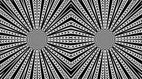 Abstract Optical İllusion. Illustrazione stock