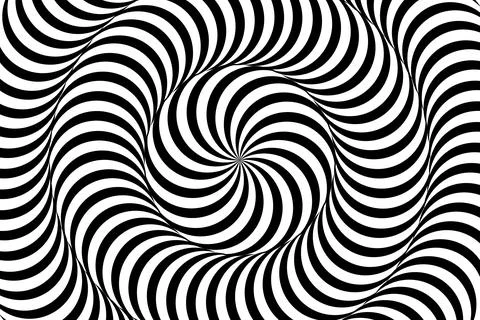 Abstract optical illusion spiral background Stock Illustration