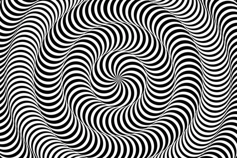 Abstract optical illusion spiral background Foto stock