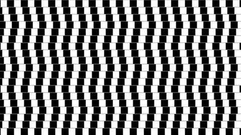 Abstract optical illusion twisted geometric shape Stock Footage 80233252