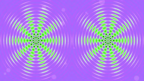 Abstract optical illusion wave pattern, hypnotic blue circles background Stock Footage 336767732