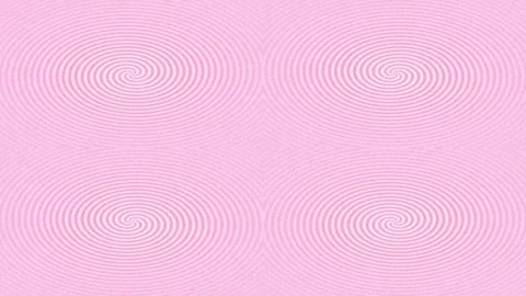 Abstract optical illusion wave pattern background, pink hypnotic spiral desig Stock Footage 336776888