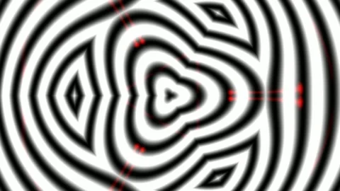Abstract Optical Illusion Wave Pattern Loop Background Concept Video Stock Footage 339799502