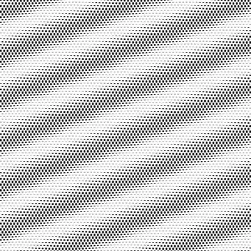 Abstract optical illusion wave pattern background with black square halfton.. Illustration