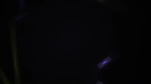 Abstract optical lens flare light leaks effect on black background for overla Stock Footage 346348955